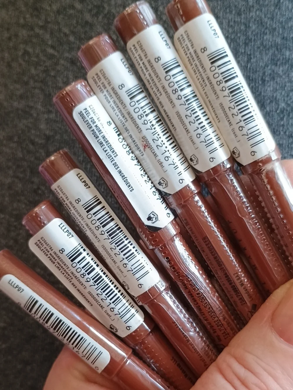 7 x NYX Line Loud Lip Liner Pencil Total Baller